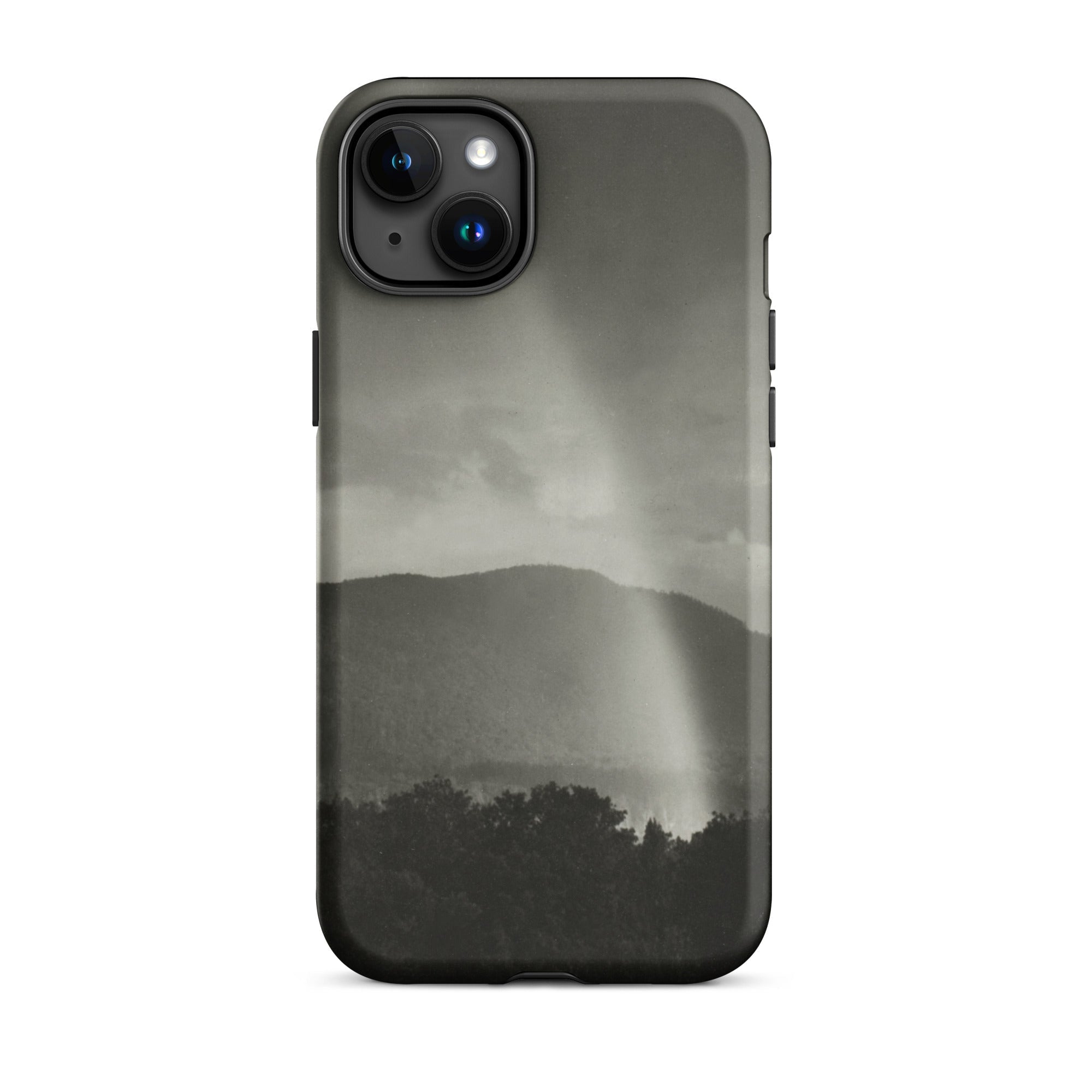 Rainbow Alfred Stieglitz Black & White Iphone Case, 15 Plus / Matte, Black Phone Case Mountain Scene
