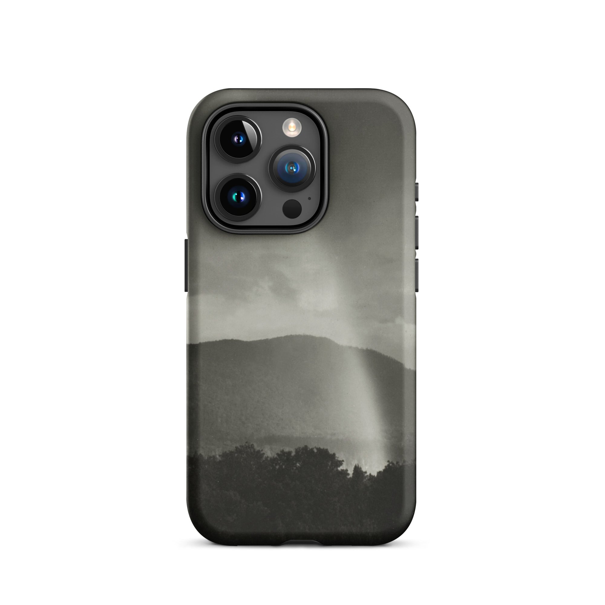 Rainbow Alfred Stieglitz Black & White Iphone Case, 15 Pro / Matte, Black Phone Case Mountain Scene