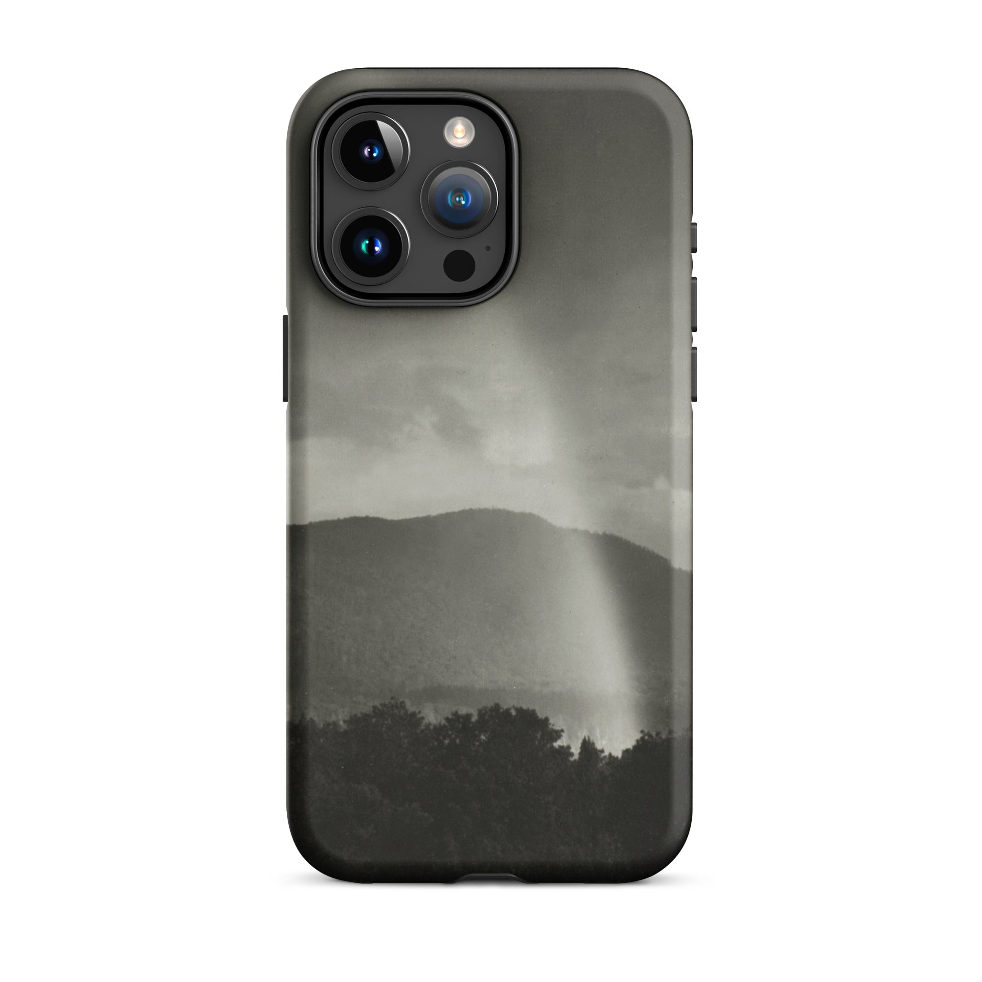 Rainbow Alfred Stieglitz Black & White Iphone Case, 15 Pro Max / Matte, Black Phone Case Mountain Scene