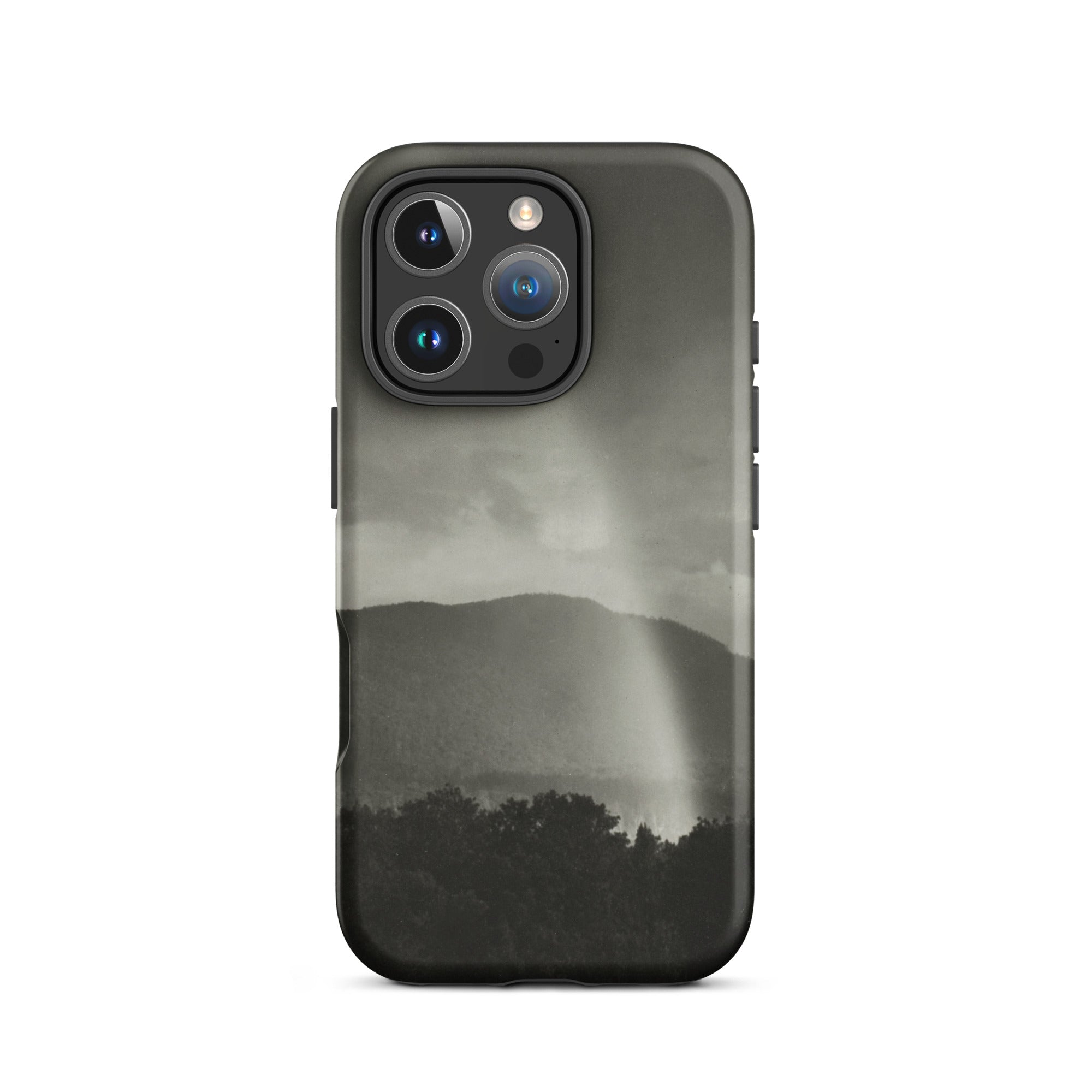 Rainbow Alfred Stieglitz Black & White Iphone Case, 16 Pro / Matte, Black Phone Case Mountain Scene