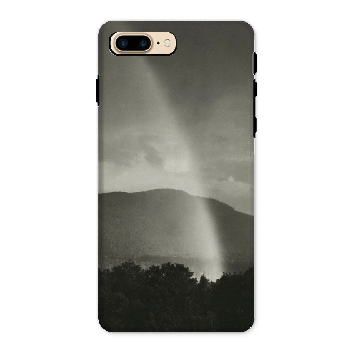 Rainbow - Alfred Stieglitz Black & White Iphone Case, 8 Plus / Matte, Phone Case Monochrome Landscape