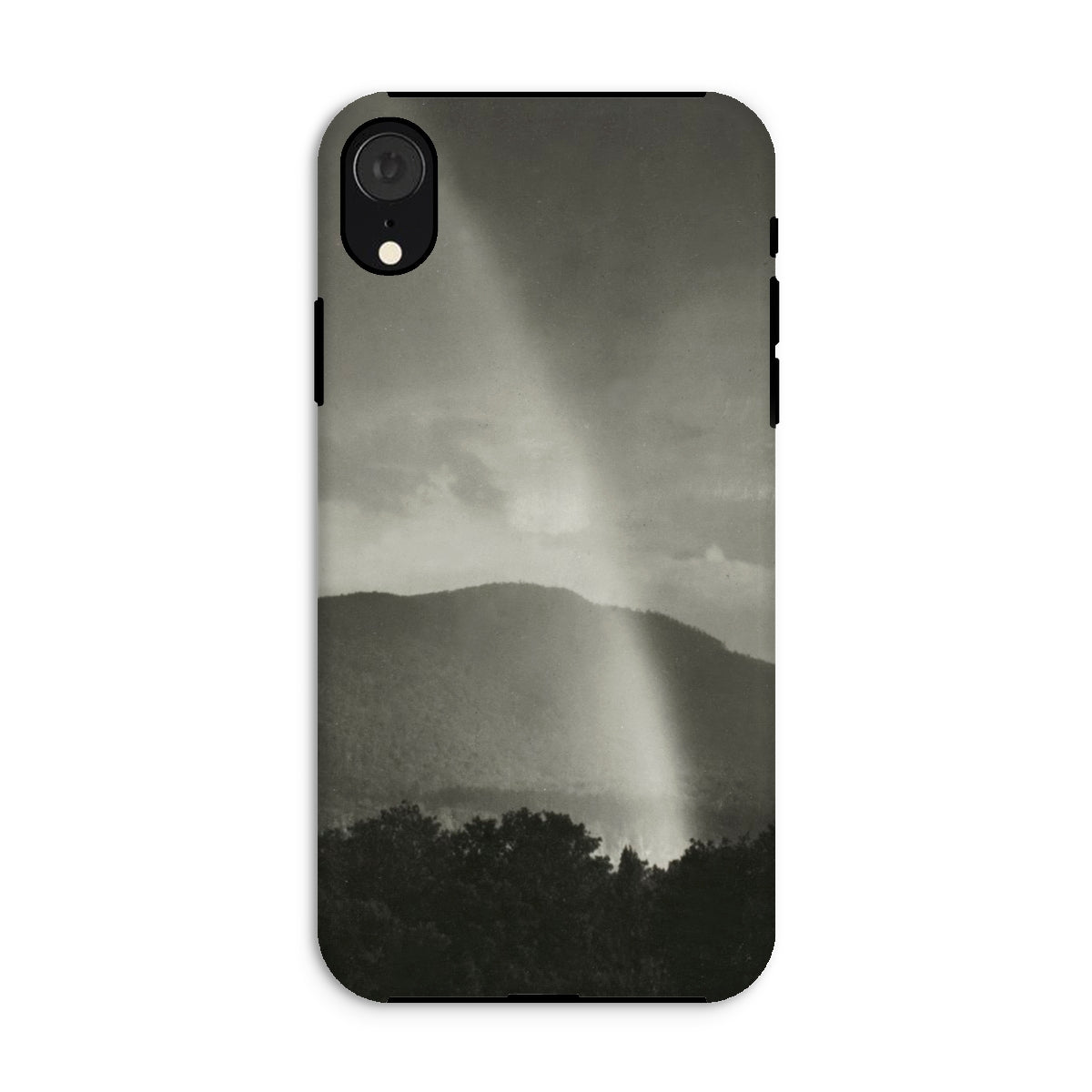 Rainbow - Alfred Stieglitz Black & White Iphone Case, Xr / Matte, Black Phone Case Grayscale Landscape