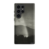 Rainbow - Alfred Stieglitz Black & White Phone Case Samsung Galaxy S23 Ultra / Matte Black Gray Phone Case Monochrome Landscape Mountains