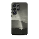 Rainbow - Alfred Stieglitz Black & White Phone Case Samsung Galaxy S25 Ultra / Matte Black Phone Case Monochrome Landscape Design Mountains