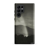Rainbow - Alfred Stieglitz Black & White Phone Case Samsung Galaxy S22 Ultra / Matte Black Phone Case Monochrome Landscape Design Mountains