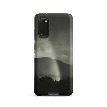 Rainbow - Alfred Stieglitz Black & White Phone Case Samsung Galaxy S20 / Matte Black Phone Case Monochrome Photograph Rain Shaft