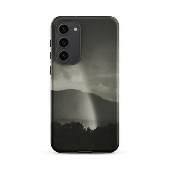Rainbow - Alfred Stieglitz Black & White Phone Case Samsung Galaxy S23 Plus / Matte Black Phone Case Monochrome Photograph Rainstorm