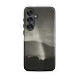 Rainbow - Alfred Stieglitz Black & White Phone Case Samsung Galaxy S25 Plus / Matte Black Phone Case Monochrome Rainbow Mountains Trees