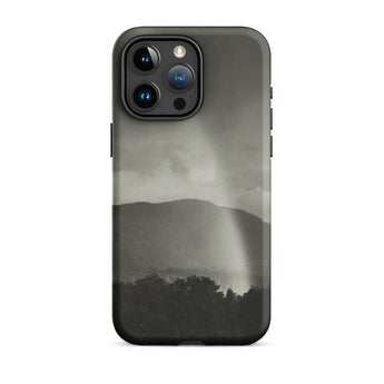 Rainbow - Alfred Stieglitz Black & White Phone Case Iphone 15 Pro Max / Matte Black Phone Case Mountain Scene Alfred Stieglitz, Storm
