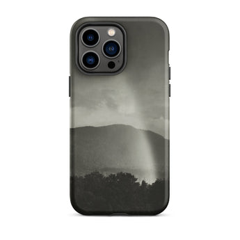 Rainbow - Alfred Stieglitz Black & White Phone Case Iphone 14 Pro Max / Matte Black Phone Case Mountain Scene Alfred Stieglitz, Storm