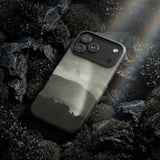 Rainbow - Alfred Stieglitz Black & White Phone Case Sleek Black Phone Case Minimalist Landscape Design Subtle Alfred Stieglitz, Storm