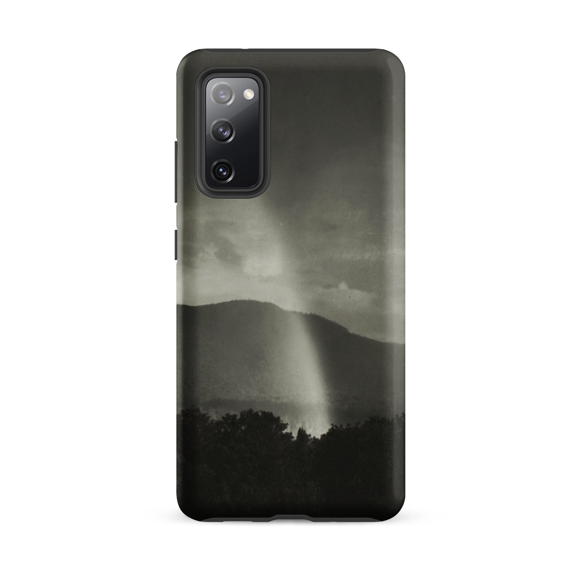 Rainbow Alfred Stieglitz Black & White Samsung Case, Galaxy S20 Fe / Matte, Black White Mountain Landscape Phone Case