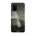 Rainbow Alfred Stieglitz Black & White Samsung Case, Galaxy S20 Plus / Matte, Black Smartphone Case Monochrome Mountain Light Ray Design