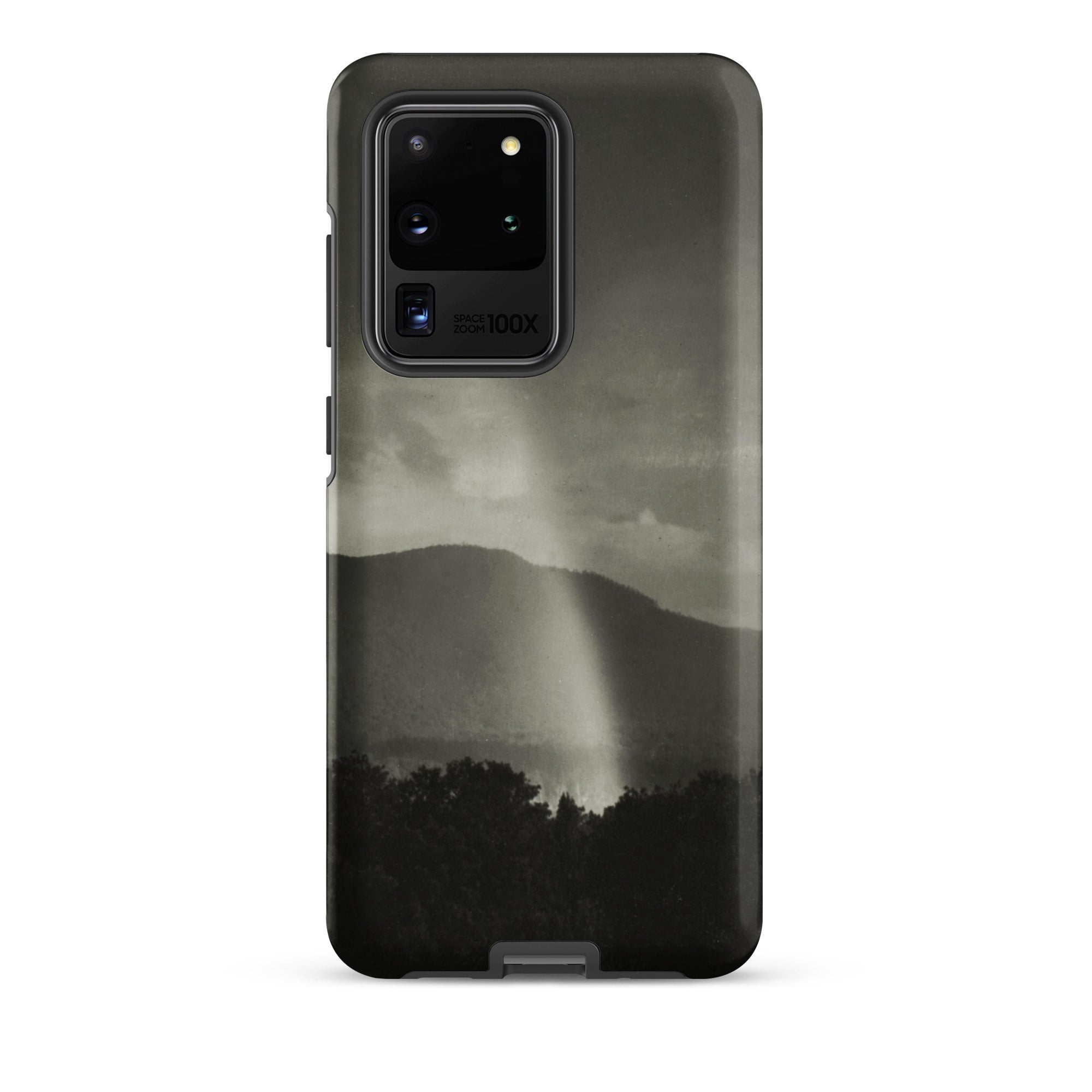 Rainbow Alfred Stieglitz Black & White Samsung Case, Galaxy S20 Ultra / Matte, Black Smartphone Nature Scene Case