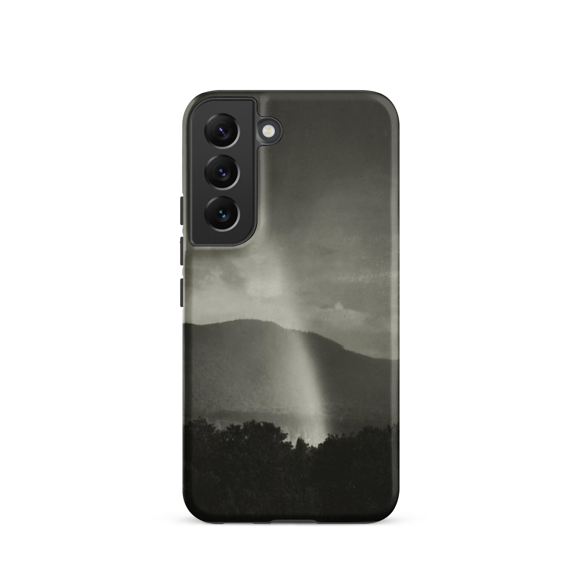 Rainbow Alfred Stieglitz Black & White Samsung Case, Galaxy S22 / Matte, Black Smartphone Nature Scene Case