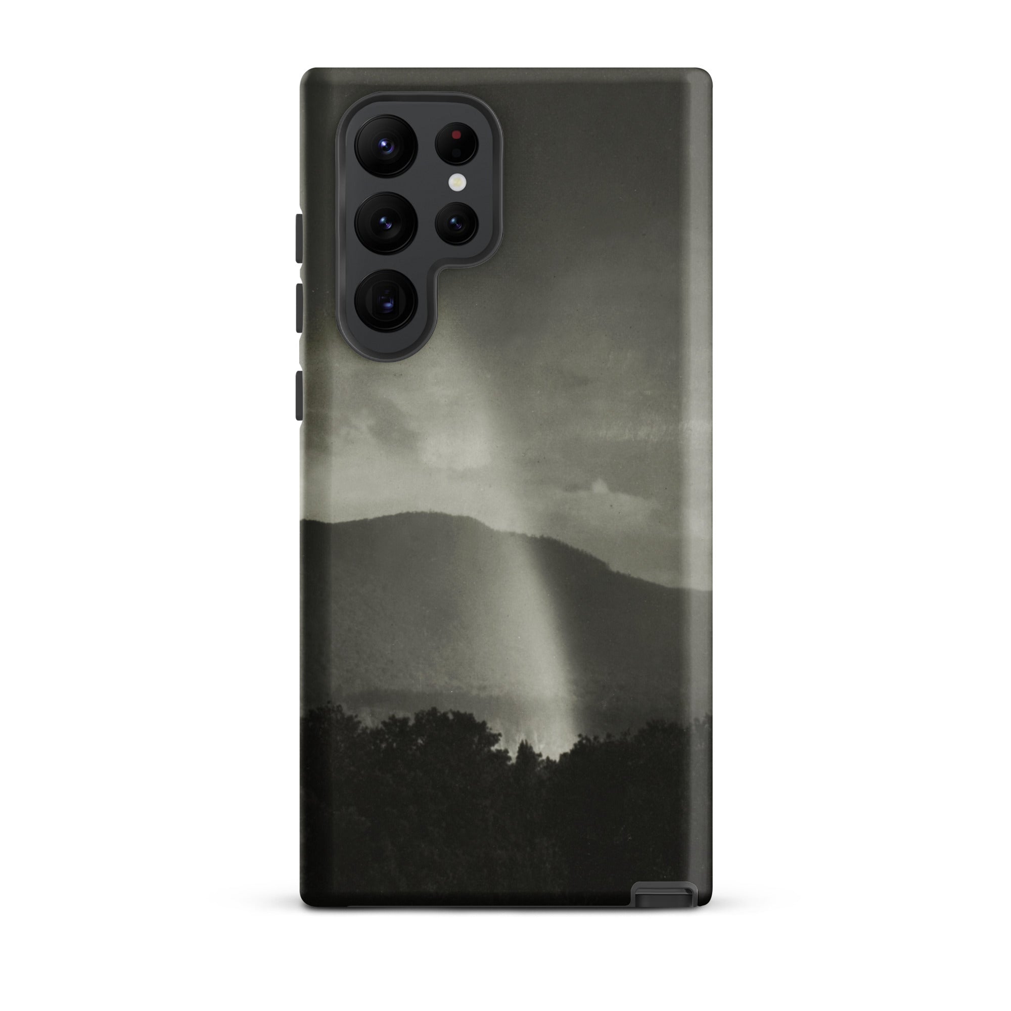 Rainbow Alfred Stieglitz Black & White Samsung Case, Galaxy S22 Ultra / Matte, Samsung Galaxy S23 Ultra Smartphone Black White Mountain