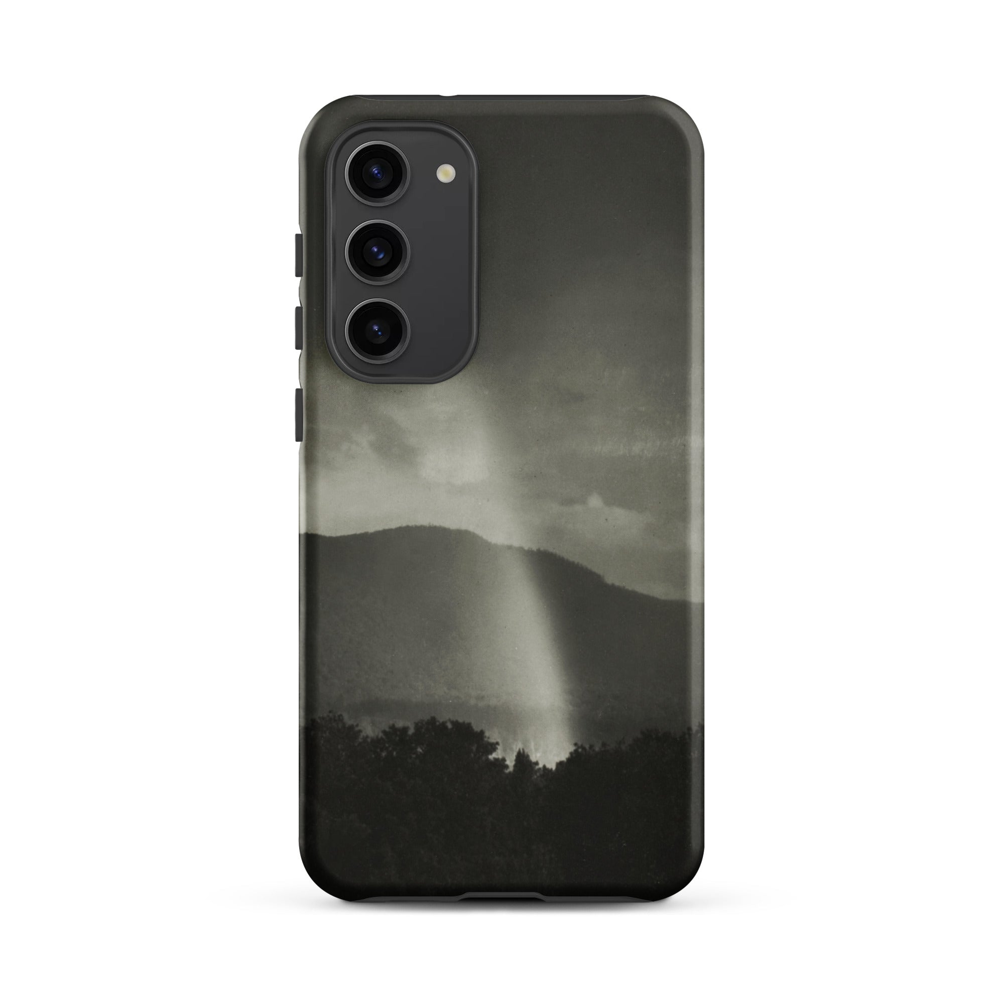 Rainbow Alfred Stieglitz Black & White Samsung Case, Galaxy S23 Plus / Matte, Smartphone Case Black White Landscape Design Mountains