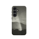 Rainbow Alfred Stieglitz Black & White Samsung Case, Galaxy S24 / Matte, Black Phone Case Monochrome Landscape Design Light Ray