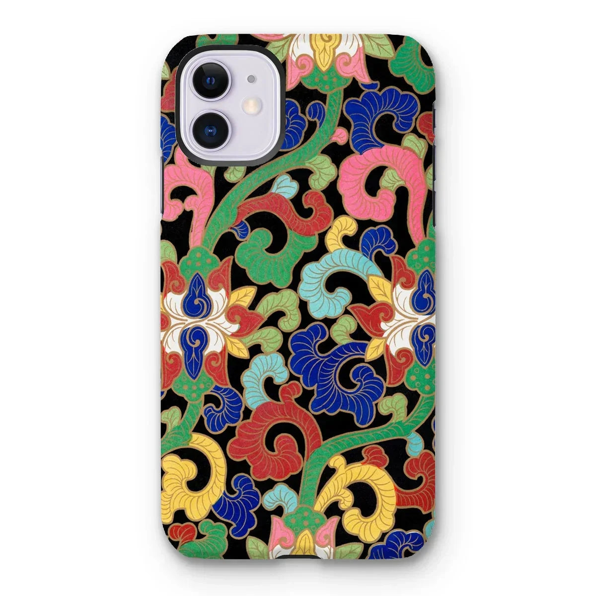 Rainbow Botanicals - Owen Jones Iphone Case, 11 / Matte, Colorful Floral Patterned Phone Case Iphone