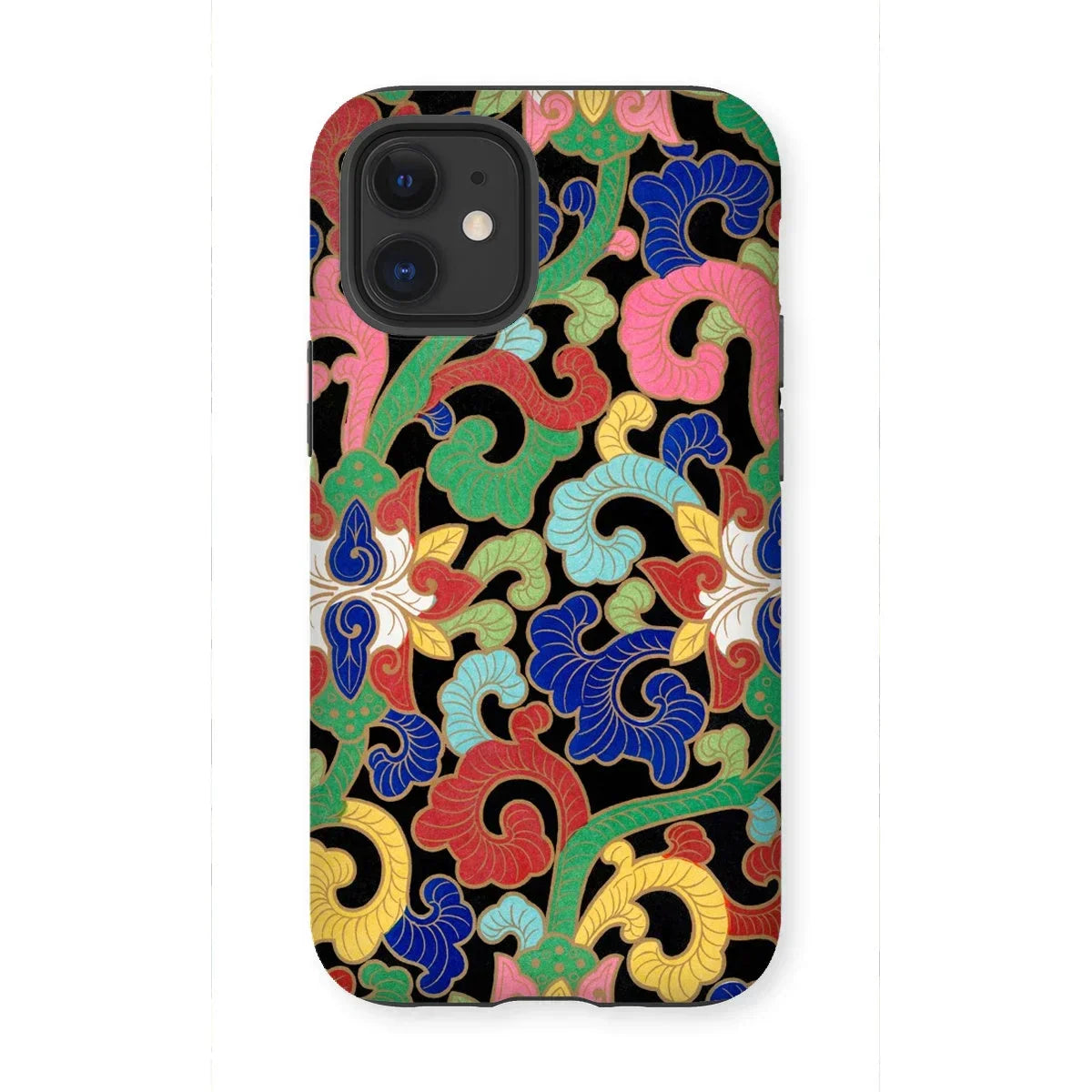 Rainbow Botanicals - Owen Jones Iphone Case, 12 Mini / Matte, Colorful Floral Patterned Phone Case Iphone