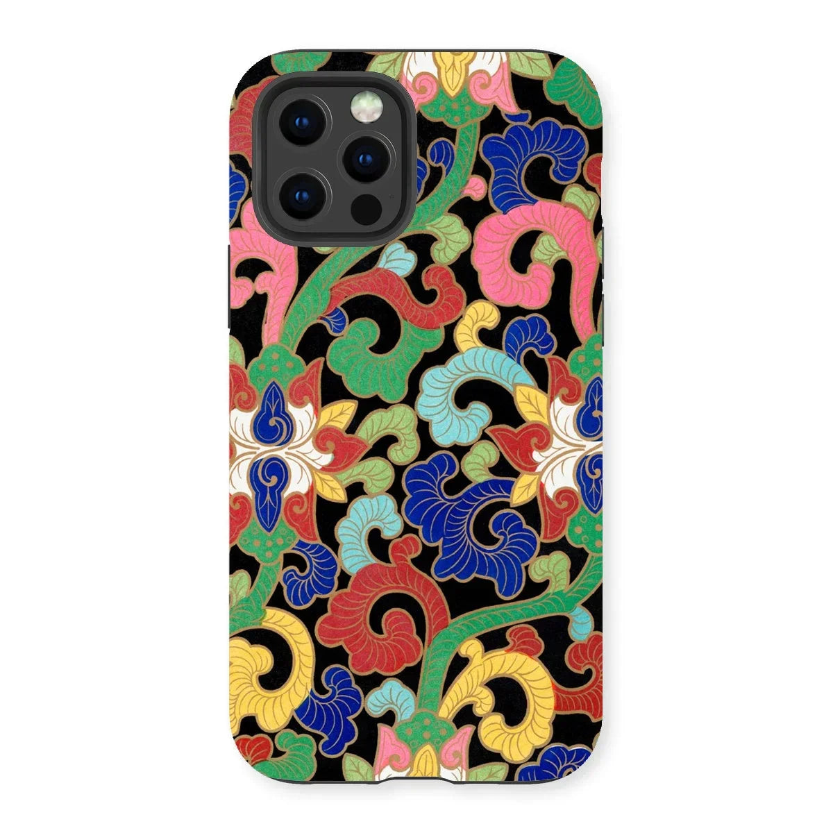 Rainbow Botanicals - Owen Jones Iphone Case, 13 Pro / Matte, Colorful Floral Patterned Phone Case Multi-lens Camera Cutout
