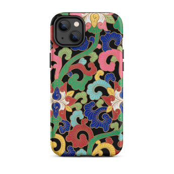 Rainbow Botanicals - Owen Jones Iphone Case, 14 Plus / Matte, Floral Patterned Phone Case