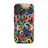 Rainbow Botanicals - Owen Jones Iphone Case, 16 Plus / Matte, Floral Patterned Phone Case