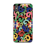 Rainbow Botanicals - Owen Jones Iphone Case, Xs Max / Matte, Colorful Floral Patterned Phone Case Designs Blue Green