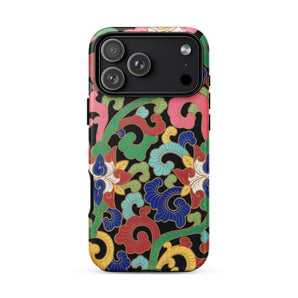 Rainbow Botanicals - Owen Jones Phone Case Iphone 17 Pro Max / Matte Iphone 12 Pro Case Colorful Floral Pattern Black Owen Jones