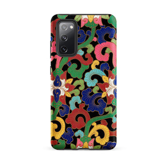 Rainbow Botanicals - Owen Jones Samsung Case, Galaxy S20 Fe / Matte, Smartphone Vibrant Multi-colored Floral Patterned Case