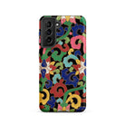 Rainbow Botanicals Owen Jones Samsung Case, Galaxy S21 / Matte, Black Phone Case Vibrant Intricate Floral Pattern