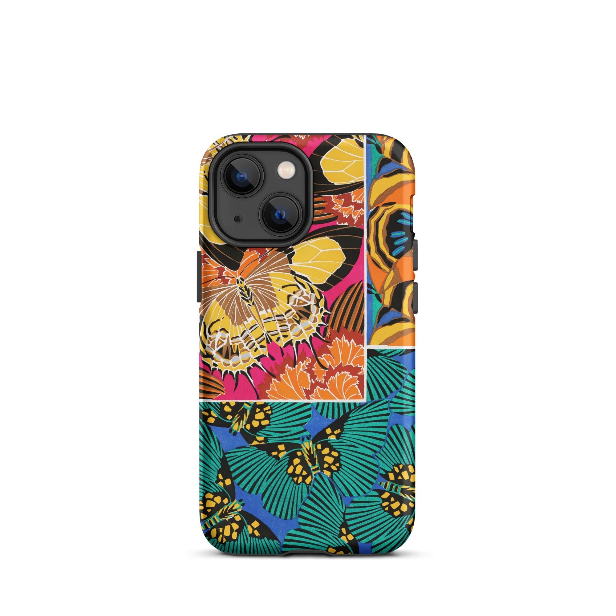 Rainbow Butterflies E.a. Seguy Pochoir Iphone Case, 13 Mini / Matte, Butterfly Patterned Phone Case