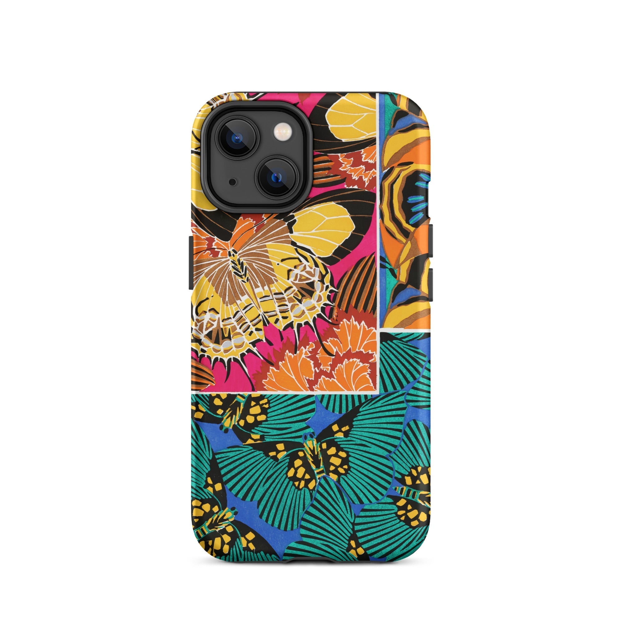 Rainbow Butterflies E.a. Seguy Pochoir Iphone Case, 14 / Matte, Butterfly Patterned Phone Case