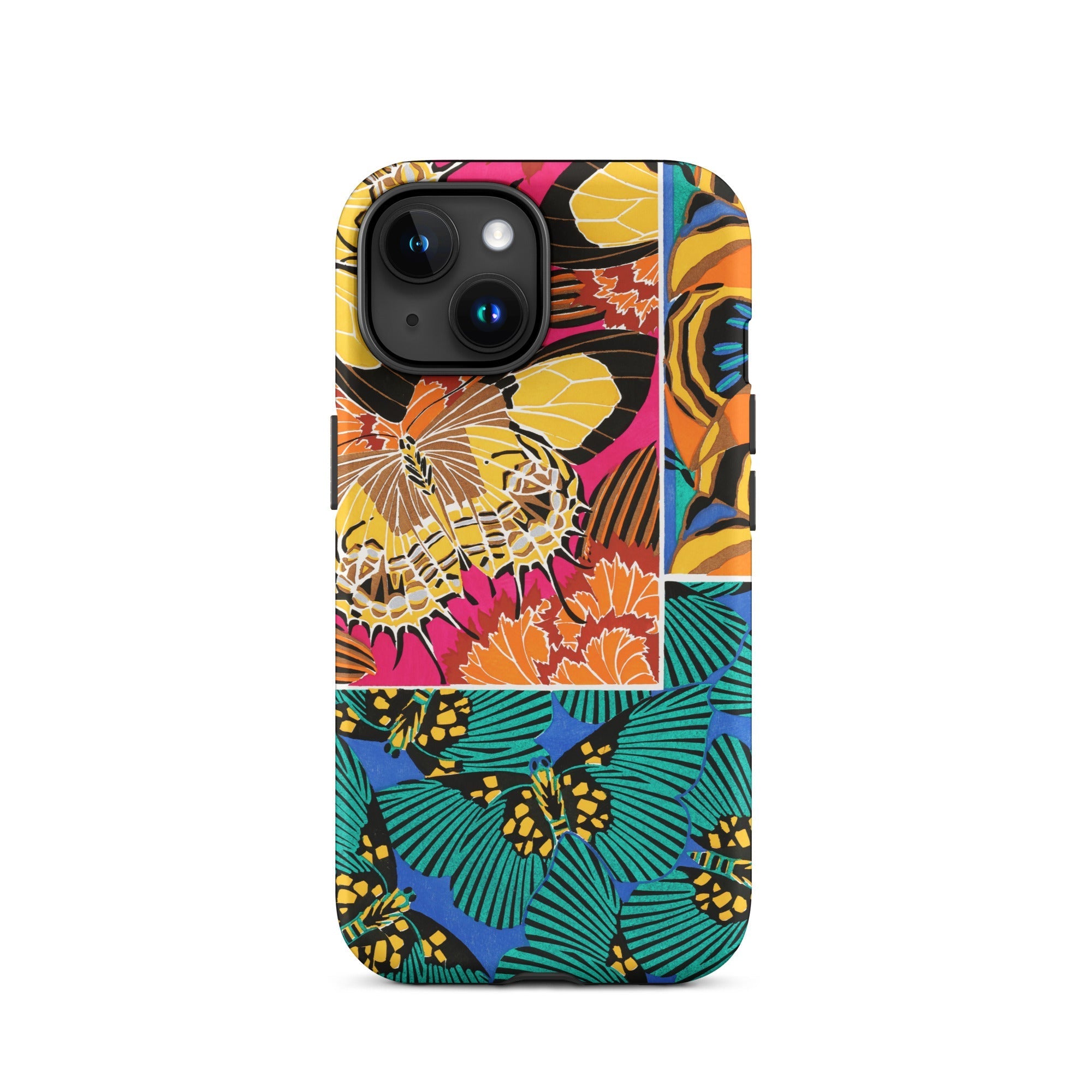 Rainbow Butterflies E.a. Seguy Pochoir Iphone Case, 15 / Matte, Butterfly Patterned Phone Case