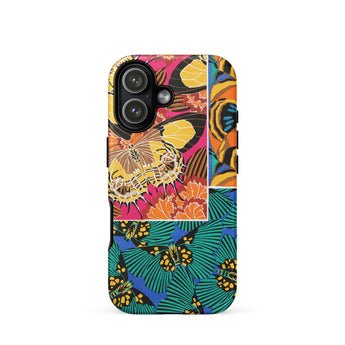 Rainbow Butterflies - E.a. Seguy Pochoir Iphone Case 17 / Matte Iphone 12 Case Butterfly Design Multicolored Pattern Rainbow Butterflies