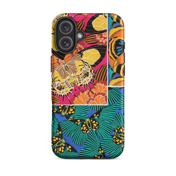 Rainbow Butterflies - E.a. Seguy Pochoir Iphone Case 16 Plus / Matte Butterfly-patterned Phone Case Rainbow Butterflies Iphone Case, Eugène