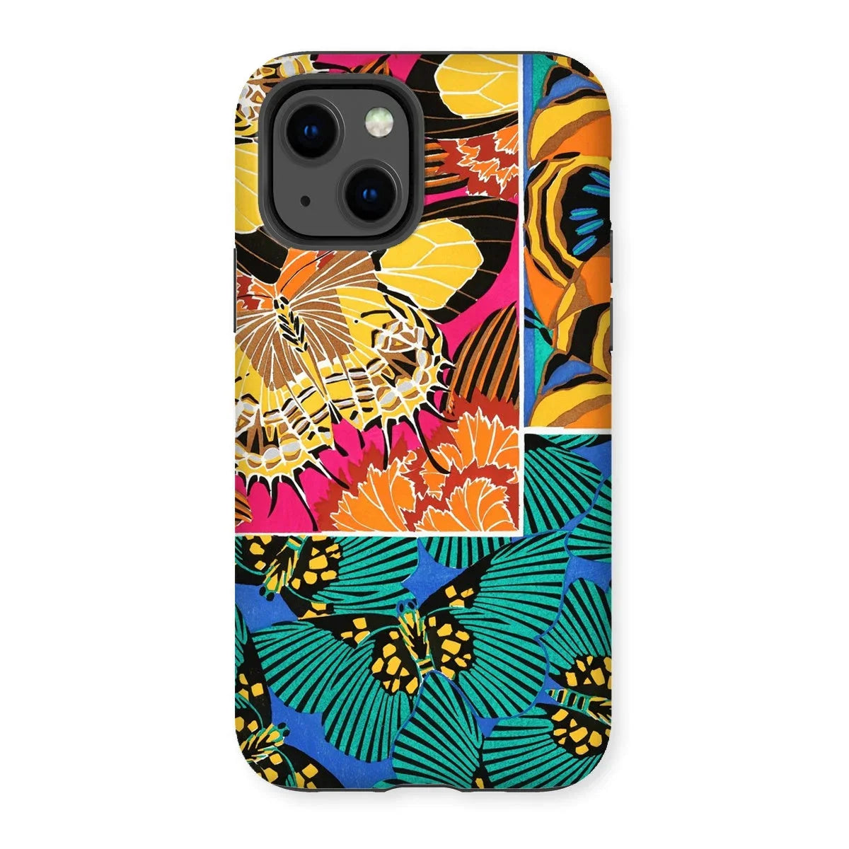 Rainbow Butterflies - E.a. Seguy Pochoir Iphone Case - 13 / Matte