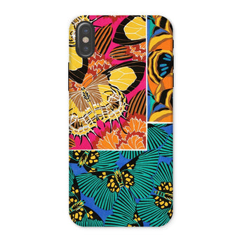 Rainbow Butterflies - E.a. Seguy Pochoir Iphone Case x / Matte Colorful Patterned Phone Case Vibrant Floral Tropical Designs Rainbow