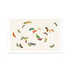 Rainbow Butterflies - Kamisaka Sekka Art Print