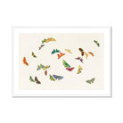 Rainbow Butterflies - Kamisaka Sekka Art Print