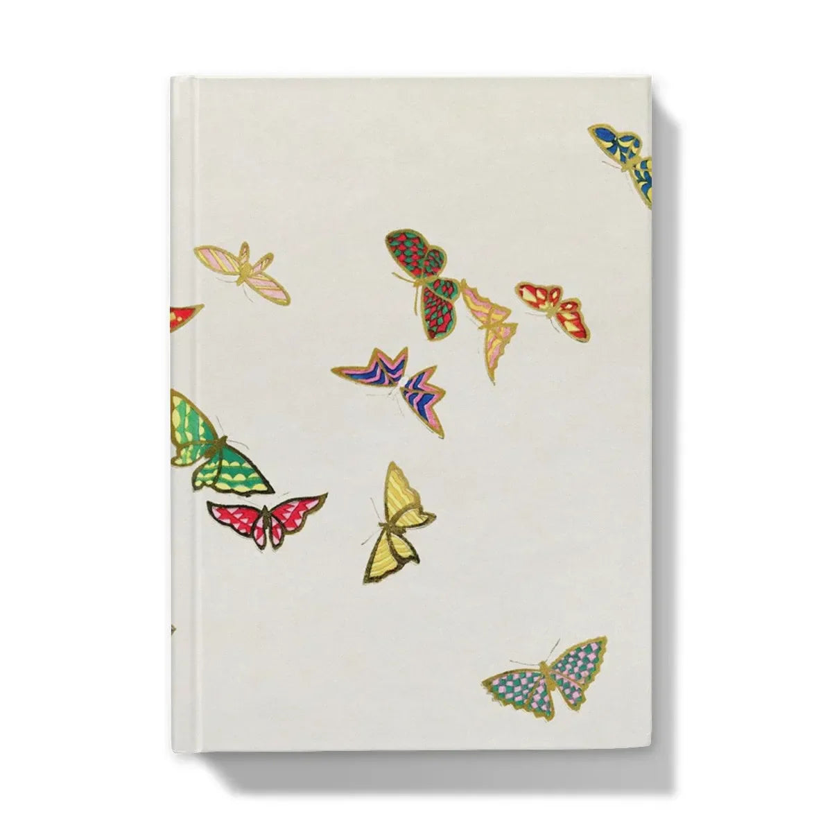 Rainbow Butterflies - Kamisaka Sekka Chō Senshu Art Journal - 5’x7’ / Lined - Notebooks & Notepads - Aesthetic Art