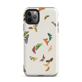 Rainbow Butterflies - Kamisaka Sekka Iphone Case, 11 Pro Max / Matte, Butterfly-patterned Phone Case