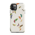 Rainbow Butterflies Kamisaka Sekka Iphone Case, 11 Pro Max / Matte, Butterfly Patterned Phone Case