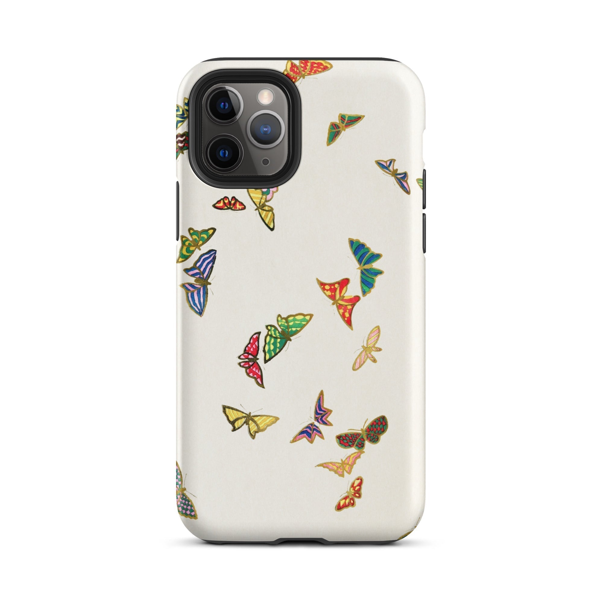 Rainbow Butterflies - Kamisaka Sekka Iphone Case, 11 Pro / Tough Phone, Butterfly-patterned Phone Case