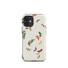 Rainbow Butterflies Kamisaka Sekka Iphone Case, 12 Mini / Matte, Butterfly Patterned Phone Case