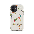 Rainbow Butterflies - Kamisaka Sekka Iphone Case, 12 / Tough Phone, Butterfly-patterned Phone Case