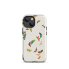 Rainbow Butterflies Kamisaka Sekka Iphone Case, 13 Mini / Matte, Butterfly Patterned Phone Case