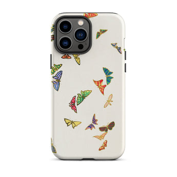 Rainbow Butterflies - Kamisaka Sekka Iphone Case, 13 Pro Max / Matte, Butterfly-patterned Phone Case