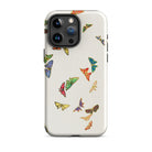 Rainbow Butterflies Kamisaka Sekka Iphone Case, 15 Pro Max / Matte, Butterfly Patterned Phone Case