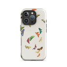 Rainbow Butterflies Kamisaka Sekka Iphone Case, 16 Pro / Matte, Butterfly Patterned Phone Case